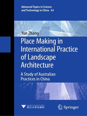 cover image of Place Making in International Practice of Landscape Architecture